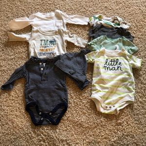 0-3 month bodysuits and onesies